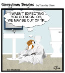 Sleepytown beagle cartoon