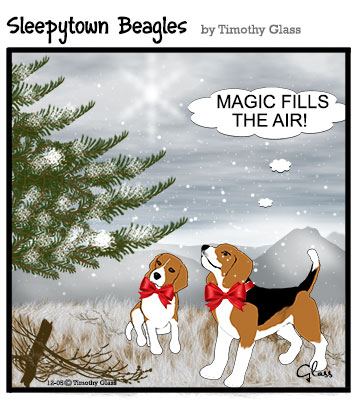 Sleepytown beagles Cartoon