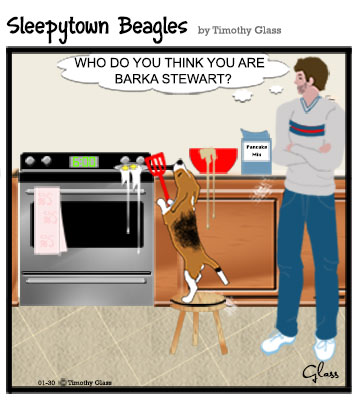 Sleepytown beagles Cartoon