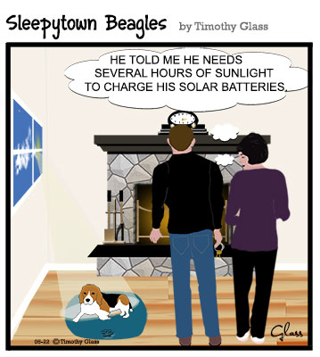 Sleepytown beagles Cartoon