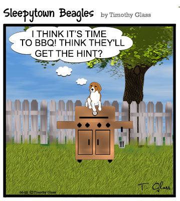 Sleepytown beagles Cartoon