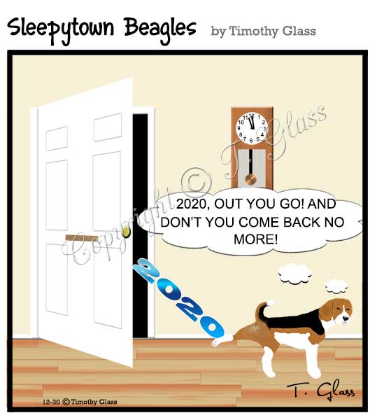 Sleepytown beagles Cartoon