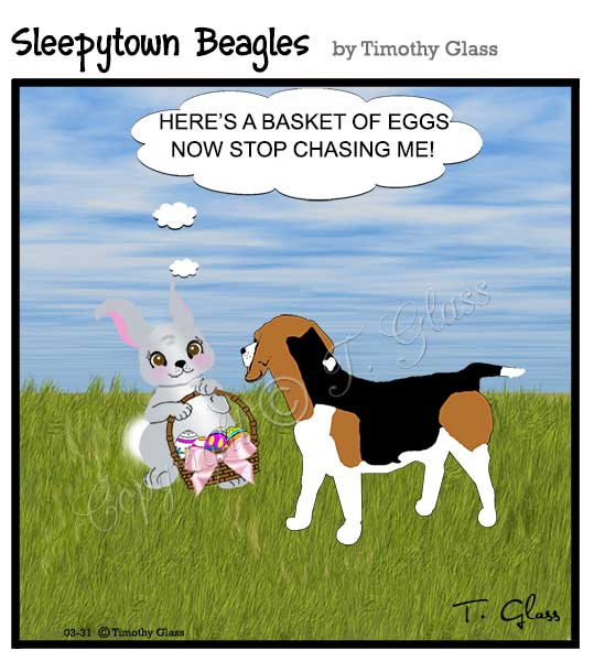 Sleepytown beagles Cartoon