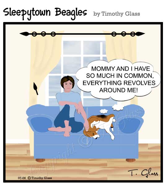 Sleepytown beagles Cartoon