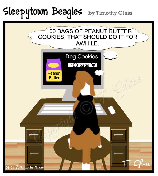 Sleepytown beagles Cartoon