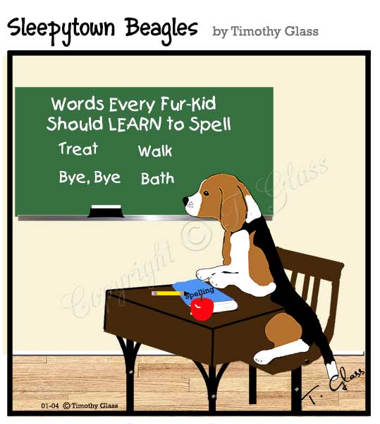 Sleepytown beagles Cartoon