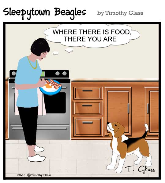 Sleepytown beagles Cartoon