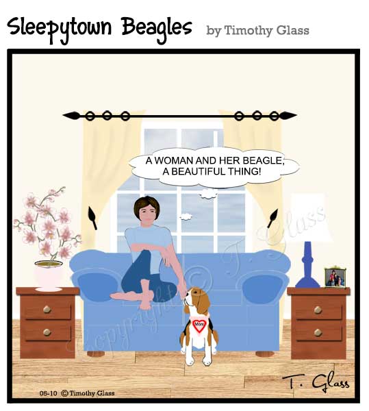 Sleepytown beagles Cartoon