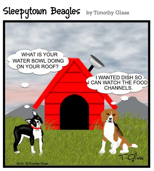 Sleepytown beagles Cartoon