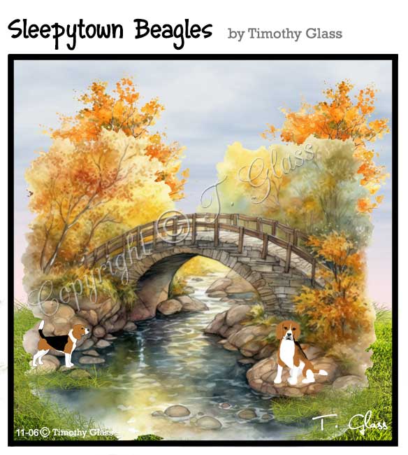 Sleepytown beagles Cartoon