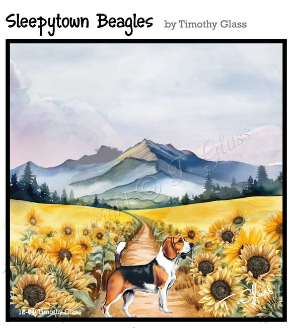 Sleepytown beagles Cartoon