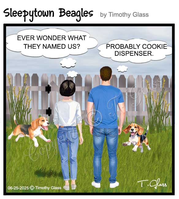 Sleepytown beagles Cartoon