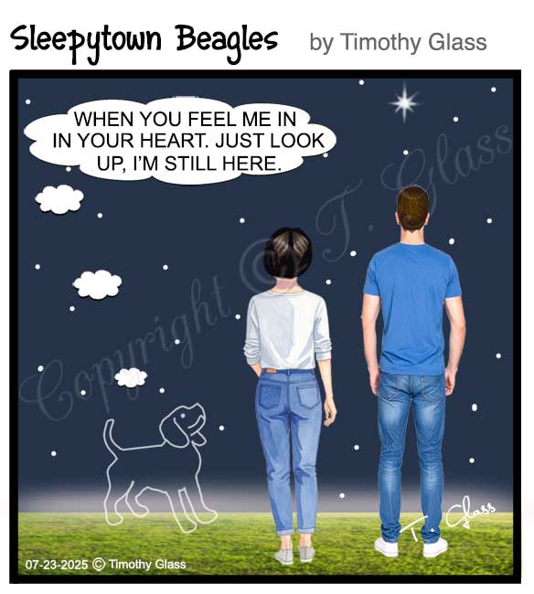 Sleepytown beagles Cartoon