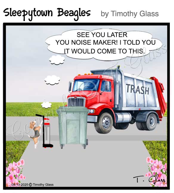 Sleepytown beagles Cartoon