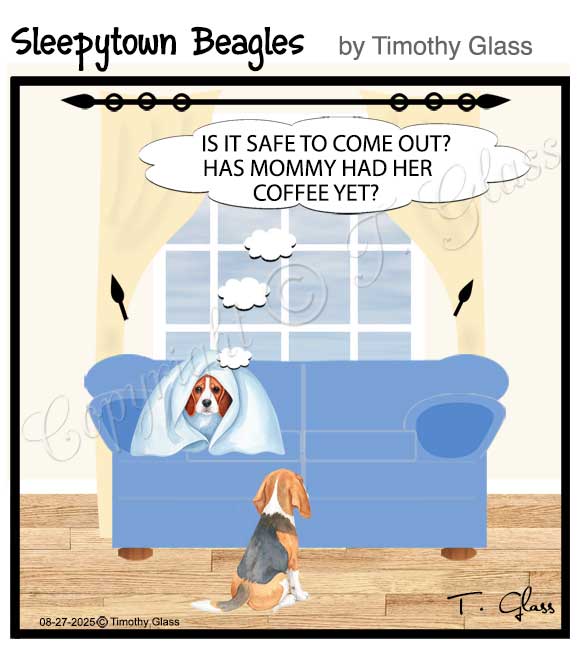 Sleepytown beagles Cartoon