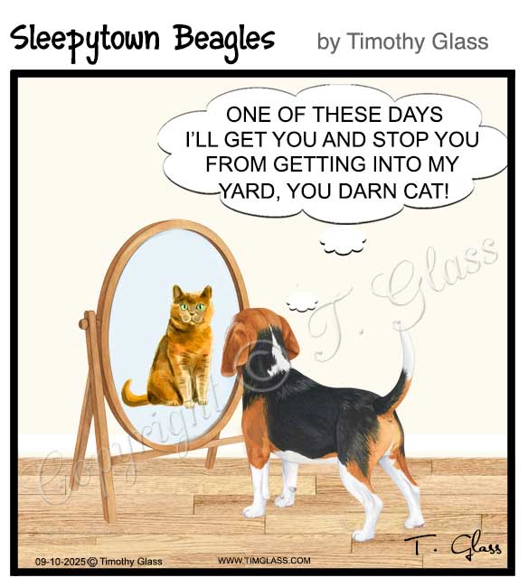 Sleepytown beagles Cartoon