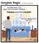 Sleepytown beagle cartoon