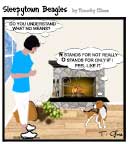 Sleepytown beagle cartoon