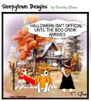 Sleepytown beagle cartoon