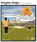 Sleepytown beagle cartoon