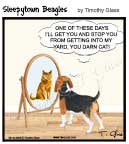 Sleepytown beagle cartoon